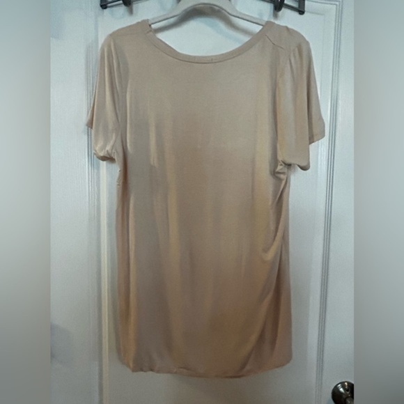 The Pulse Boutique criss cross top pink blush tee XL EUC Barbiecore - Picture 4 of 10